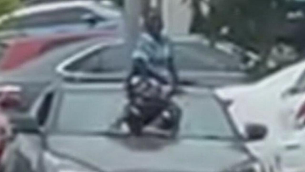 Child filmed allegedly riding on top of moving car