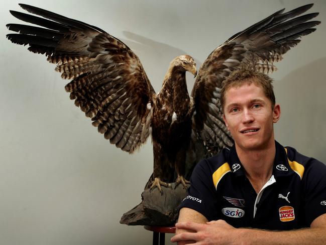 West Coast Eagles footballer Adam Selwood.