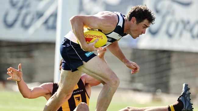 Jeremy Cameron will miss the Cats’ practice match. Picture: Michael Klein