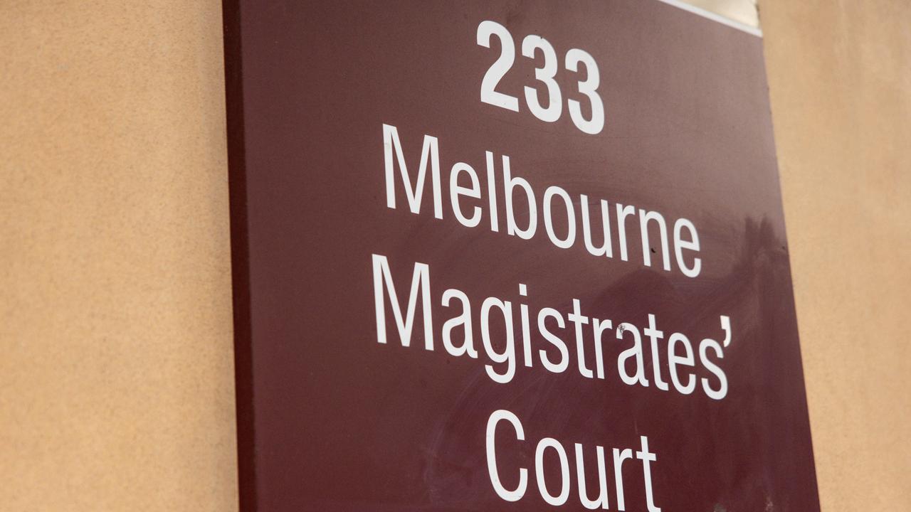 A man in his 40s was charged with murder in the Melbourne Magistrates’ Court on Friday. Picture: NewsWire / Diego Fedele