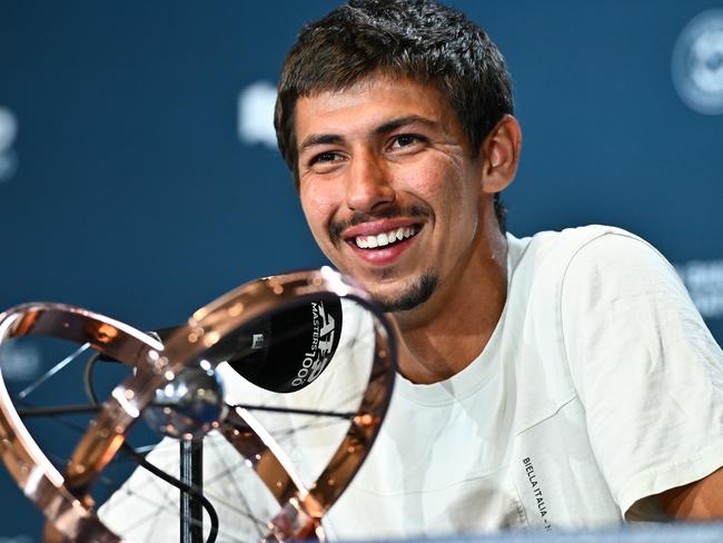 Alexei Popyrin after winning the Montreal Masters in 2024. Picture: Minas Panagiotakis/Getty Images