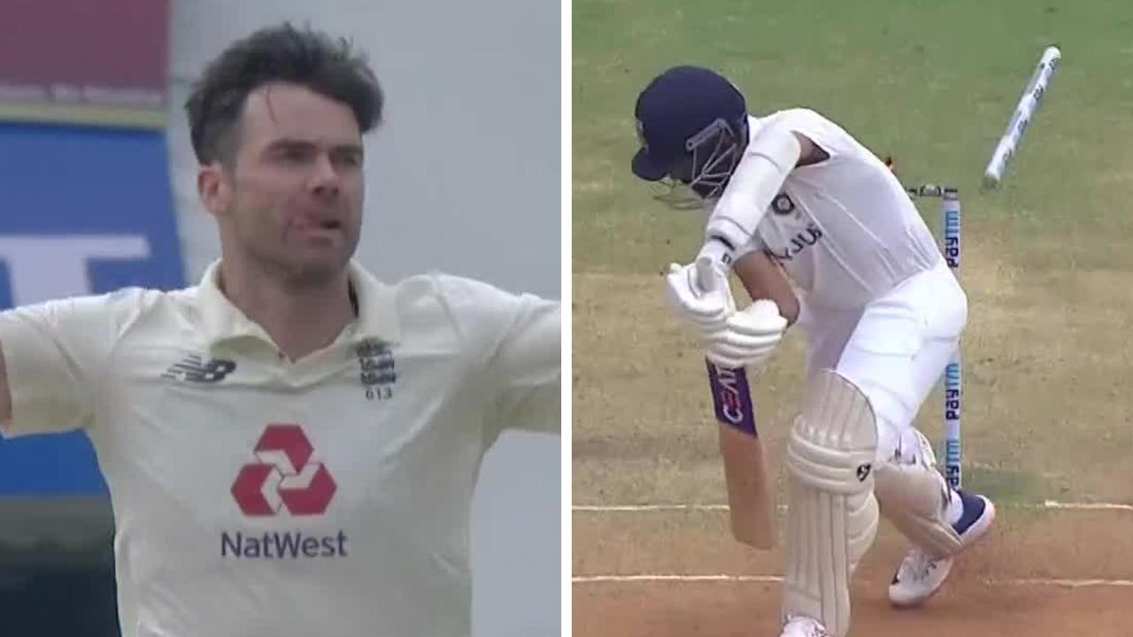 James Anderson is being credited with bowling one of the greatest overs in Test cricket.