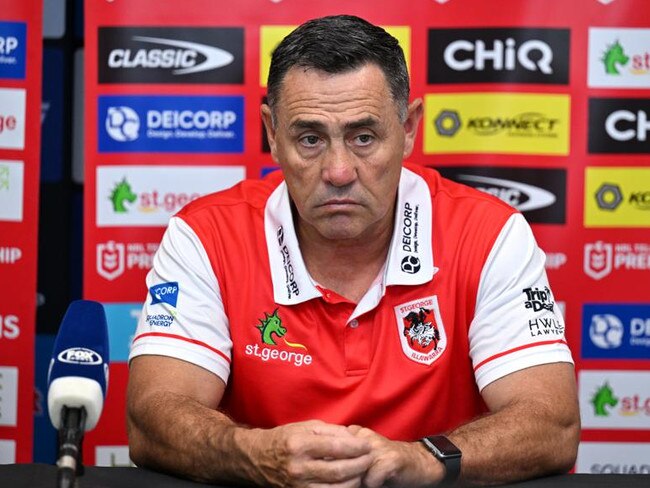 Shane Flanagan has a job on his hands. Picture: NRL Photos
