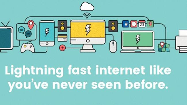 Lightning Broadband uses fibre cable and fixed wireless to achieve super fast internet speeds.