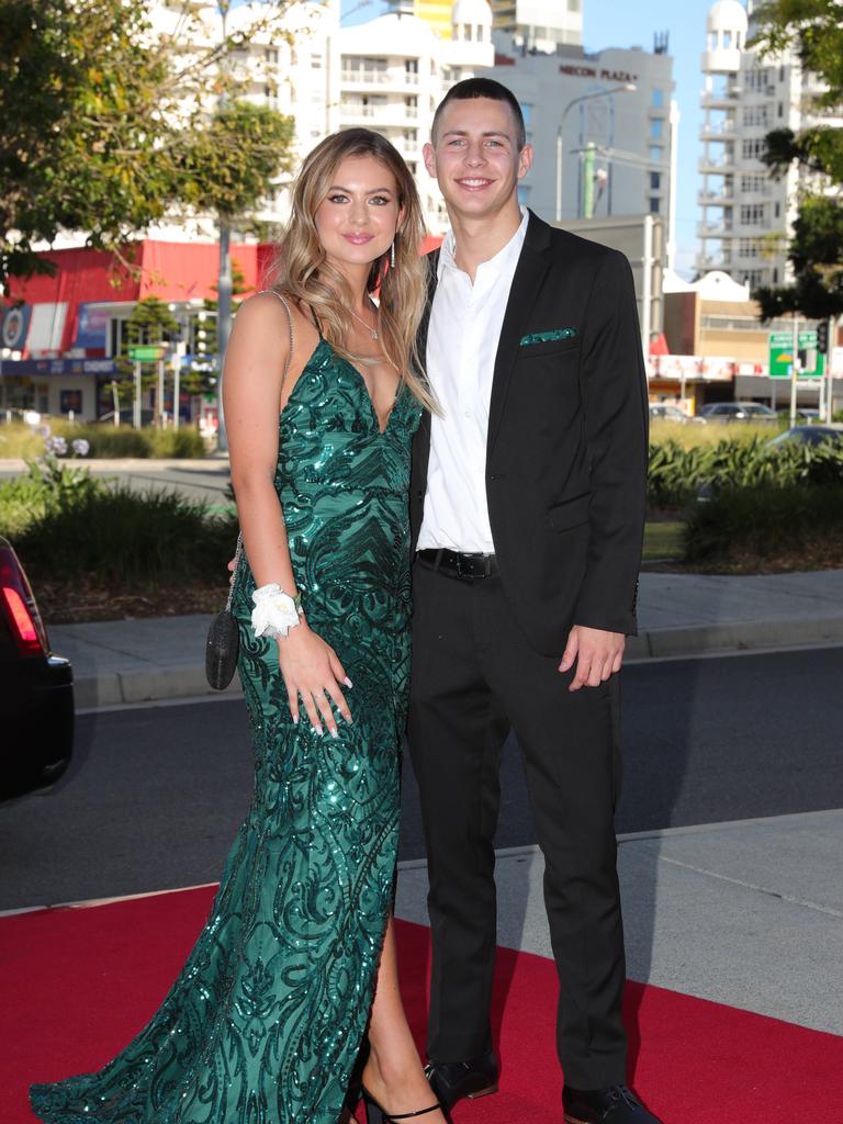 Palm Beach Currumbin State High formal at Gold Coast Convention Centre.Jake Skinner and Ruby Arnold. Picture Glenn Hampson