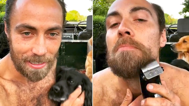 James Middleton shaves off his beard 