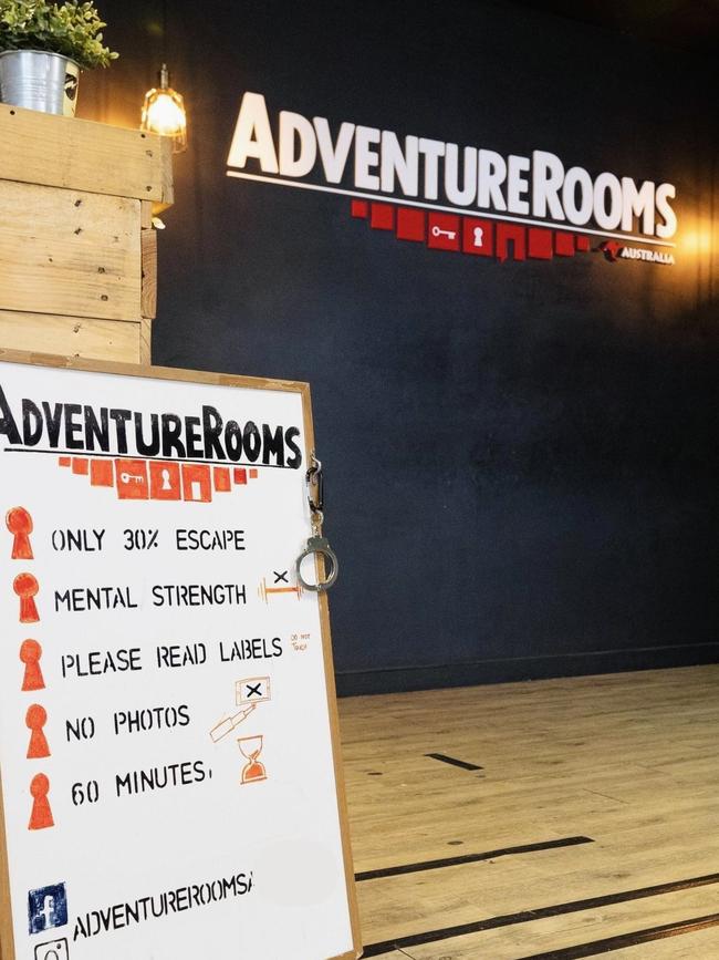 Adventure Rooms is family-friendly, tourist-friendly and great for a school or work trip. Picture: Facebook