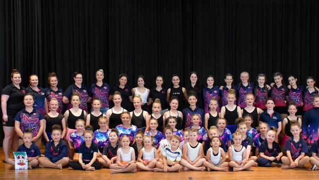 Mildura callisthenics club students. Image: Facebook.