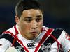 Action from the National Rugby League match between the Gold Coast Titans and the New Zealand Warriors, held at Skilled Park, Robina, Gold Coast. Photo of Kevin Locke.