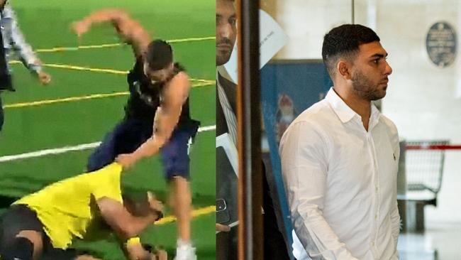 Adam Abdallah has been jailed for a violent attack on a soccer referee. Picture: NewsWire