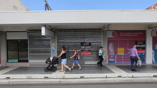 Three shops up for lease on Scarborough Street. Picture Glenn Hampson