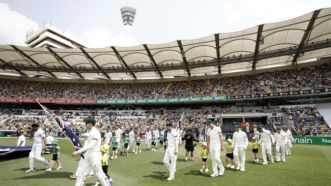 There were plenty of spare seats on day one at the Gabba. Picture: Getty