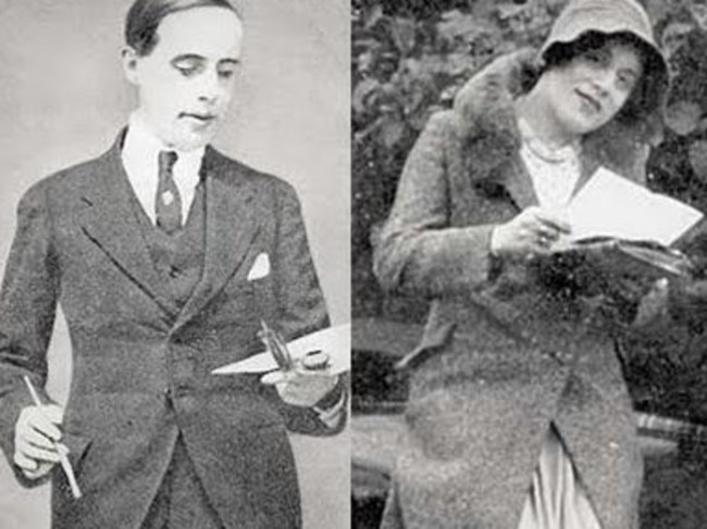 Early adopter ... Einar Mogens Wegener (left), was born in 1882 and went on to become one of the first transgender women, called Lili Elbe (right).