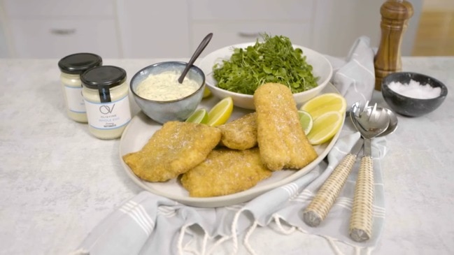 Crumbed snapper