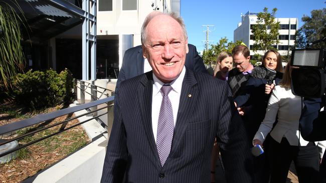 Ardent Leisure lawyer Bruce Hodgkinson outside Southport Magistrates Court. Picture: Glenn Hampson