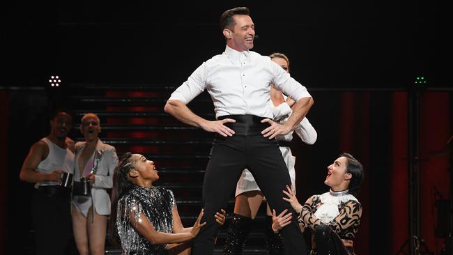 Hugh Jackman has shown why he's a showbiz platinum. Picture: Kevin Mazur