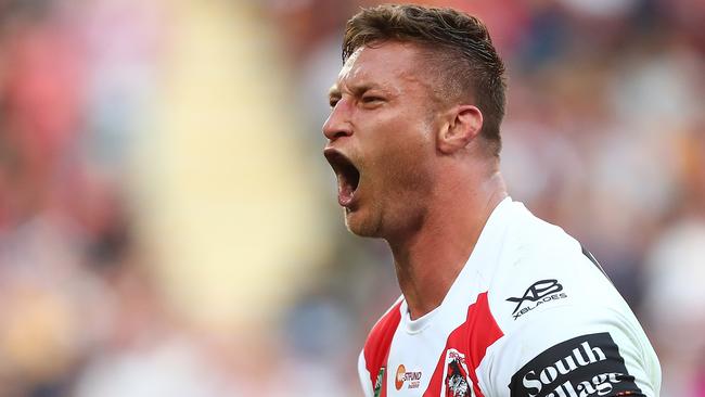 Tariq Sims is fired up by the chance to play with his brother. (Chris Hyde/Getty Images)