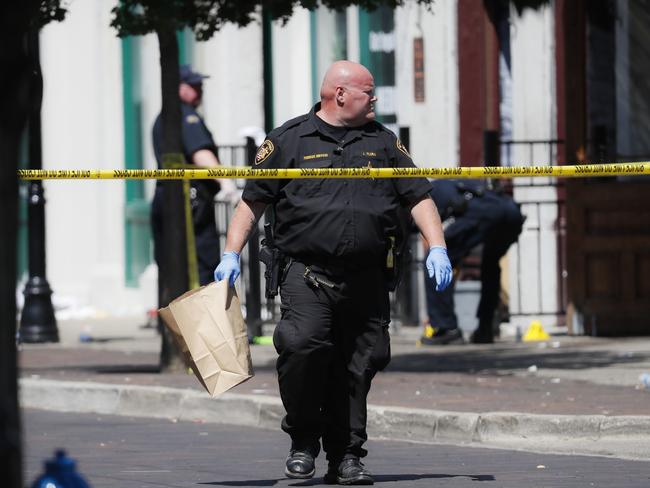 Authorities said they “quickly” put an end to the shooting in Dayton, Ohio. Picture: AP