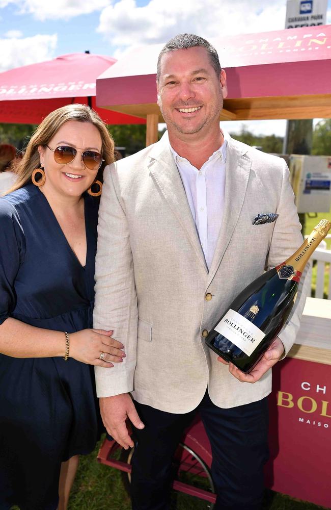 Megan and Jamie Odlum at the Polo &amp; Provedores, Noosa. Picture Patrick Woods.