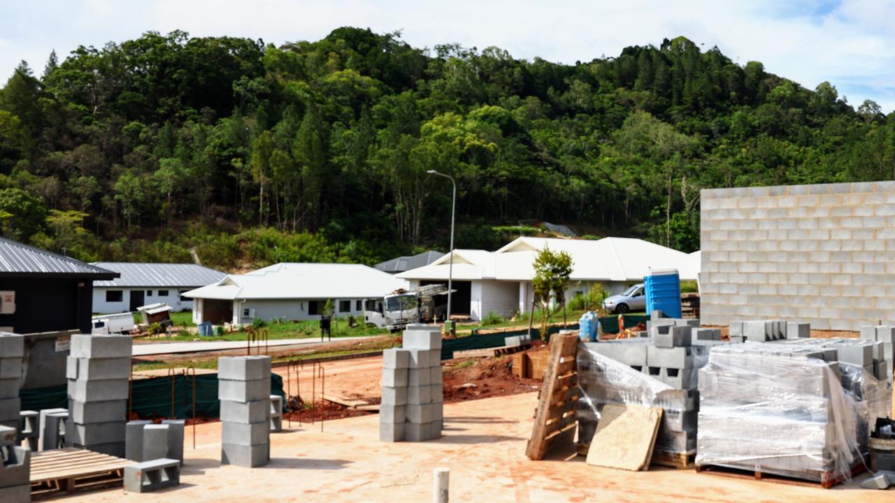 Builders and tradesworkers are becoming increasingly vigilant about the real chance of theft on work sites, as theives target building sites for copper. New houses under construction in a new estate at Freshwater. Picture: Brendan Radke