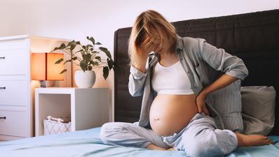 I moved bedrooms due to my pregnant wife's habit