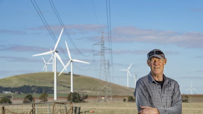 Glenbrae farmer and Municipal Association of Victoria president David Clark, says wind and solar developers “pay about 20 per cent of what we pay as farmers”.