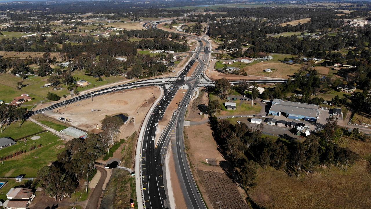 Construction of Sydney's second airport at Badgerys Creek Creek in Western Sydney is gaining momentum. Picture: Toby Zerna