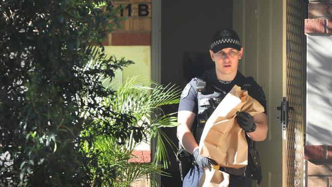 A woman is in hospital after she was violently attacked by a man wielding a machete during a home invasion in the early hours of Sunday morning. Picture: Dean Martin