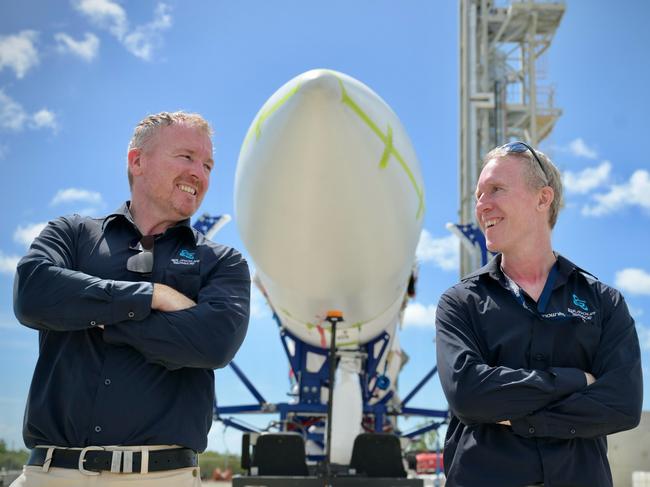 James and Adam Gilmour, the co-foudners of Queensland start-up Gilmour Space