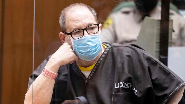 Former film producer Harvey Weinstein listens in court during a pre-trial hearing in July. Picture: AFP