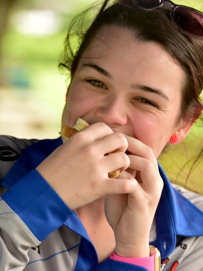 Mackenzie Hocking at the Brothers Soccer Club in Mt Louisa. Picture: Evan Morgan