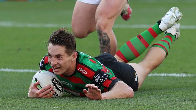 Cameron Murray returns to bolster the Rabbitohs’ pack. Picture: Brett Costello