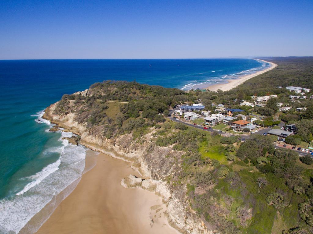 Aerial view of Point Lookout on North Stradbroke Island. Photo Supplied