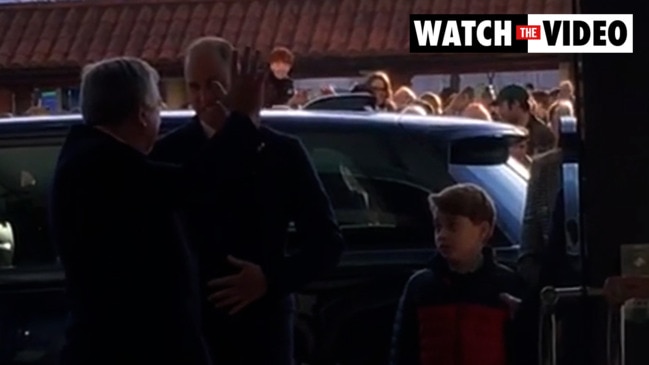 Prince George spotted at the rugby with his royal parents