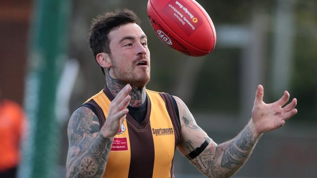 Harley Ferguson claimed Hadfield’s best and fairest this year. Picture: Mark Dadswell