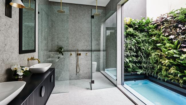 A plunge pool adjoins the main bedroom’s ensuite.