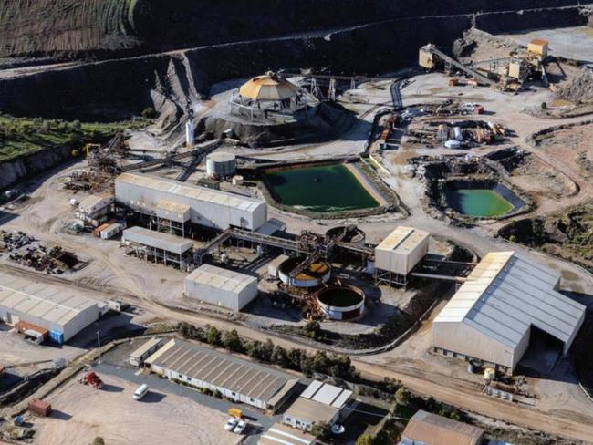 Processing facilities at the Kanmantoo mine. Pic: Hillgrove Resources