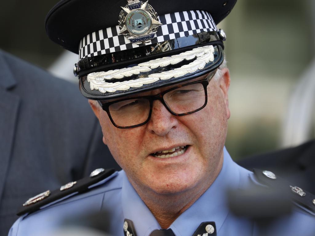 Chris Dawson, police commissioner, after verdict. ‘The Claremont killings struck at the heart of our way of life’. Picture: Paul McGovern/Post Newspapers