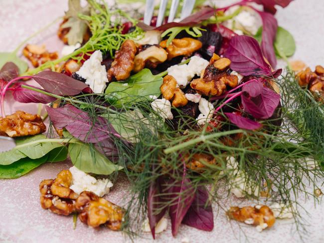 The walnut and fetta salad. Picture: Supplied