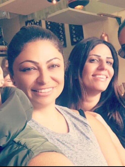 Alen Moradian's wife Natasha Moradian, left, pictured beside murdered gangster Lametta Fadlallah. Picture: Facebook