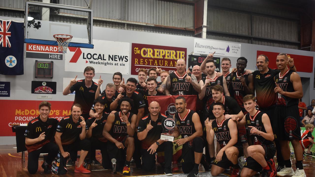 The NBL1 North premiers Mackay Meteors, September 11, 2021. Picture: Matthew Forrest