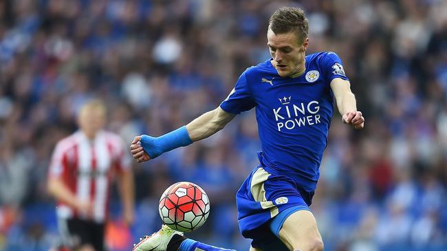 Leicester City striker Jamie Vardy has tormented EPL defences all season.