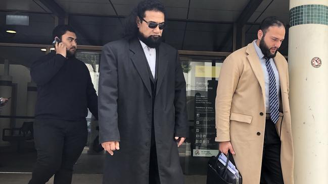 Semi Ngata leaves court after having charges dropped Picture: Perry Duffin