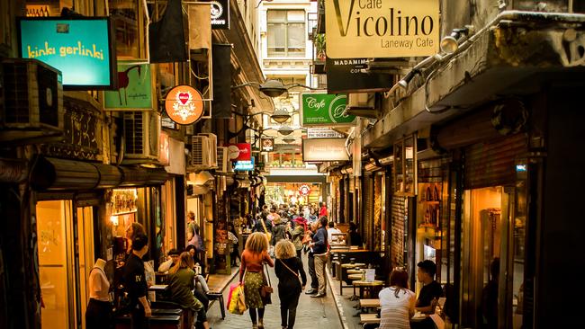 The City of Melbourne has a plan to bring people back to laneways such as Centre Place.