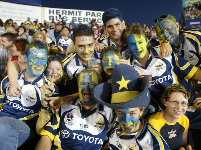 NRL...finals week 2 North Queensland COWBOYS v Brisbane BRONCOS at Dairy Farmers Stadium,Townsville..cowboys fans..pic MARK EVANS