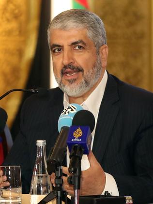 Exiled Chief of Hamas’ Political Bureau Khaled Meshaal is living in Qatar. Picture: Karim Jaafar/AFP