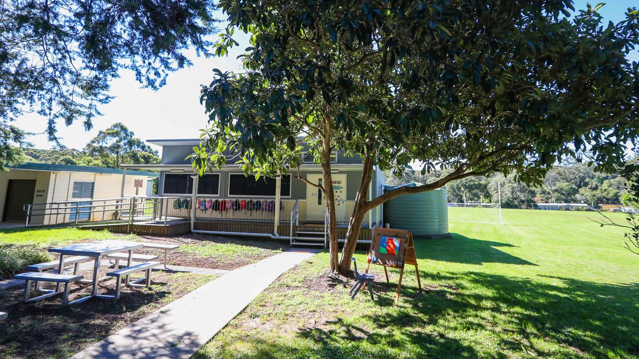 Picturesque Springbrook State School. Picture: NIGEL HALLETT