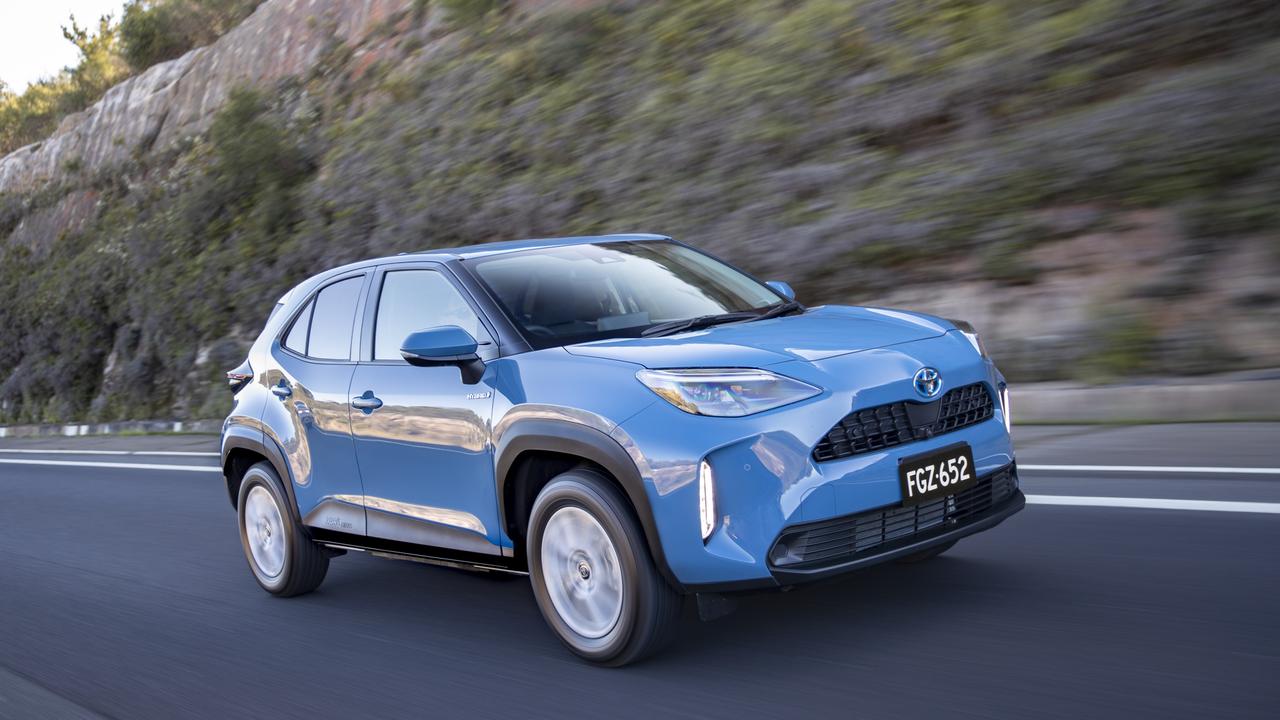 Toyota’s Yaris Cross delivers a hybrid option.