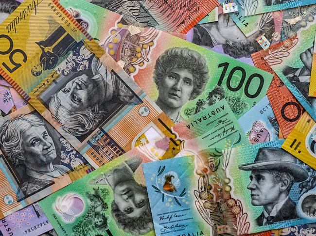 AUSTRALIA - NewsWire Photos - General view editorial generic stock photo image of Australian cash money currency. Picture: NewsWire / Nicholas Eagar