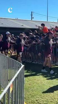 Bumper crowds meet Maroons at fan day